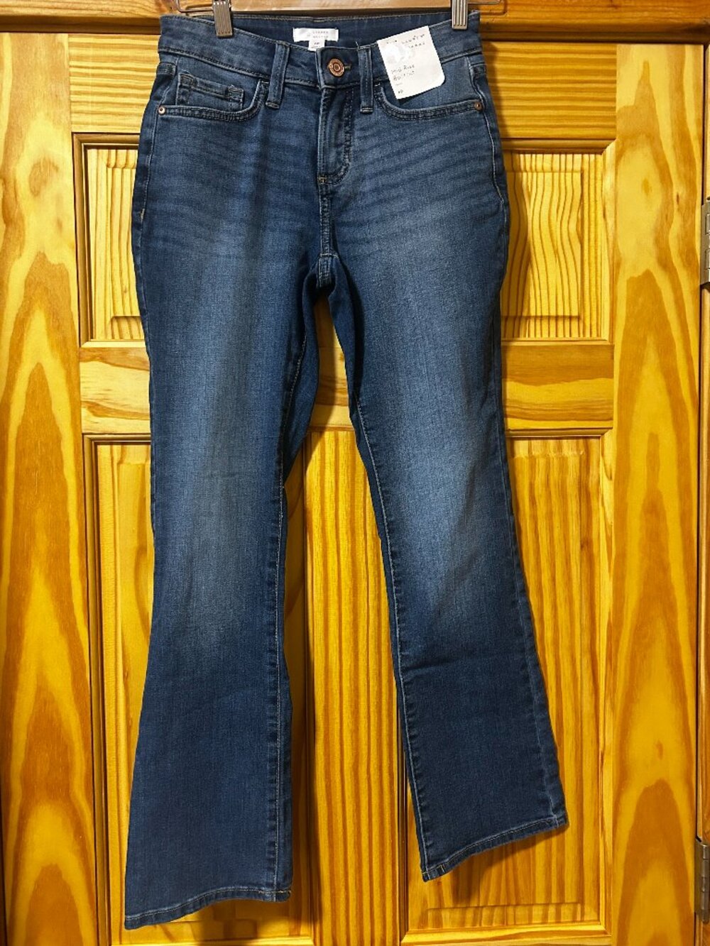 NWT Womens LAUREN CONRAD Mid Rise Bootcut Stretch SZ 6P